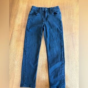 H&M Boys Relaxed Stretch button Denim jeans in Black Size 8-9Y